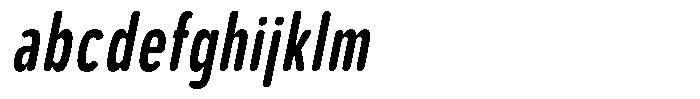 Aukim II Circled Bold Compressed Italic FONT