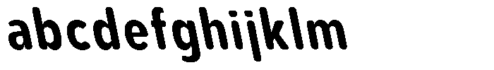 Aukim II Circled Bold Condensed Sl FONT