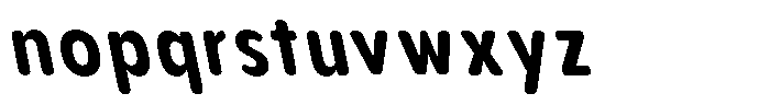 Aukim II Circled Bold Condensed Sl Font LOWERCASE