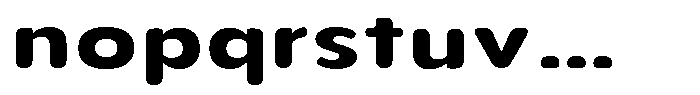 Aukim II Circled Bold Expanded Font LOWERCASE
