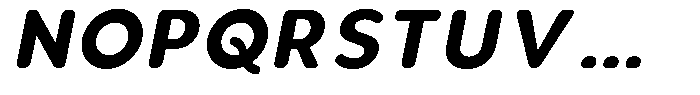 Aukim II Circled Bold Italic Font UPPERCASE