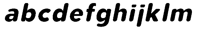 Aukim II Circled Bold Italic FONT