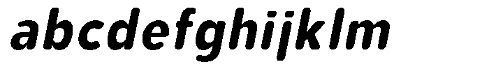 Aukim II Circled Bold Narrow Italic FONT
