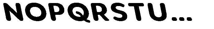 Aukim II Circled Bold Wide Slanted Font UPPERCASE