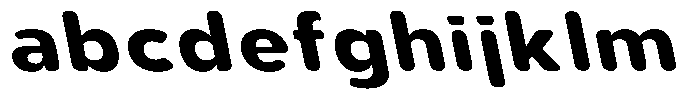 Aukim II Circled Bold Wide Slanted FONT