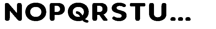 Aukim II Circled Bold Wide Font UPPERCASE