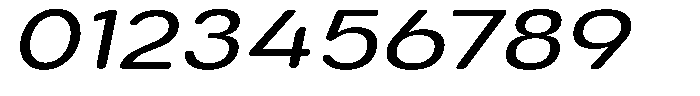 Aukim II Circled Expanded Italic Font OTHER CHARS