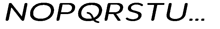 Aukim II Circled Expanded Italic Font UPPERCASE