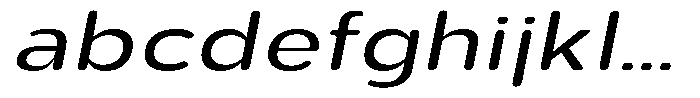 Aukim II Circled Expanded Italic FONT