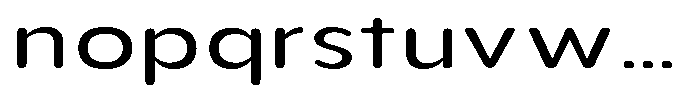 Aukim II Circled Expanded Font LOWERCASE