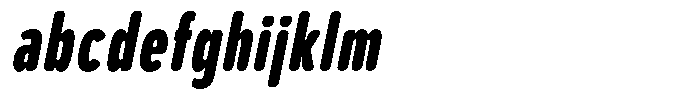 Aukim II Circled Extra Black Comp Italic FONT