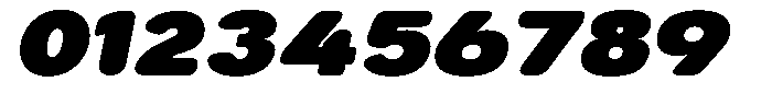 Aukim II Circled Extra Black Exp Italic Font OTHER CHARS
