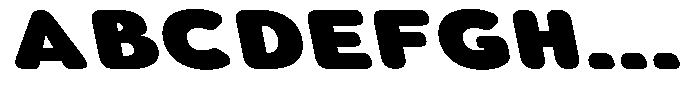 Aukim II Circled Extra Black Exp Slanted Font UPPERCASE