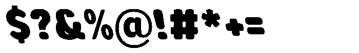 Aukim II Circled Extra Black Narrow Sl Font OTHER CHARS