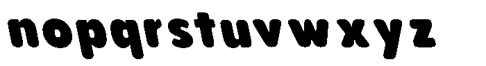 Aukim II Circled Extra Black Narrow Sl Font LOWERCASE