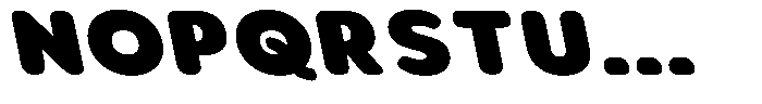 Aukim II Circled Extra Black Wide Sl Font UPPERCASE