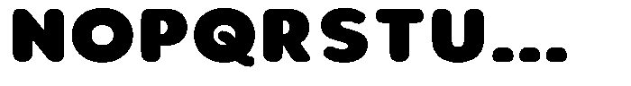 Aukim II Circled Extra Black Wide Font UPPERCASE
