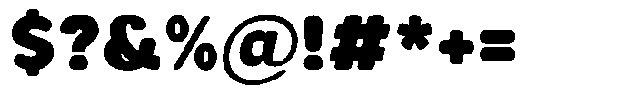 Aukim II Circled Extra Black Font OTHER CHARS