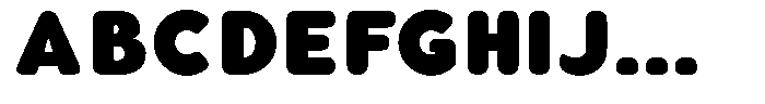 Aukim II Circled Extra Black Font UPPERCASE