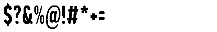 Aukim II Circled Extra Bold Comp Font OTHER CHARS