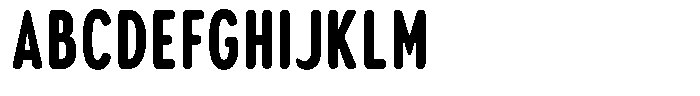 Aukim II Circled Extra Bold Comp Font UPPERCASE