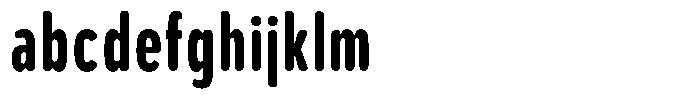 Aukim II Circled Extra Bold Comp FONT