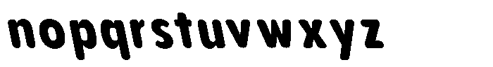 Aukim II Circled Extra Bold Condensed Sl Font LOWERCASE
