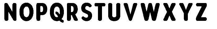 Aukim II Circled Extra Bold Condensed Font UPPERCASE