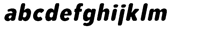 Aukim II Circled Extra Bold Narrow Italic FONT