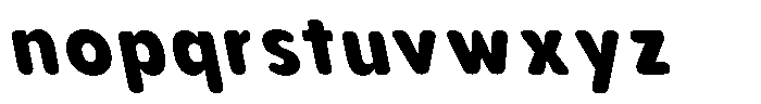 Aukim II Circled Extra Bold Narrow Sl Font LOWERCASE