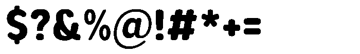 Aukim II Circled Extra Bold Narrow Font OTHER CHARS