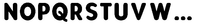 Aukim II Circled Extra Bold Narrow Font UPPERCASE