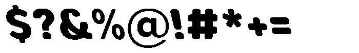 Aukim II Circled Extra Bold Slanted Font OTHER CHARS