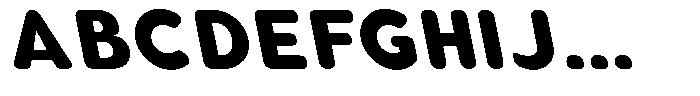 Aukim II Circled Extra Bold Slanted Font UPPERCASE