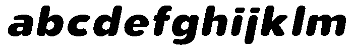 Aukim II Circled Extra Bold Wide Italic FONT