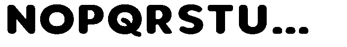 Aukim II Circled Extra Bold Wide Font UPPERCASE