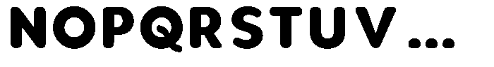 Aukim II Circled Extra Bold Font UPPERCASE