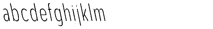 Aukim II Circled Extra Light Comp Sl FONT