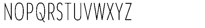 Aukim II Circled Extra Light Comp Font UPPERCASE