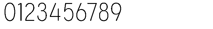 Aukim II Circled Extra Light Condensed Font OTHER CHARS