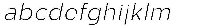 Aukim II Circled Extra Light Italic FONT