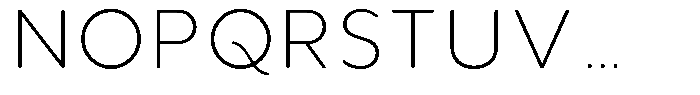 Aukim II Circled Extra Light Font UPPERCASE