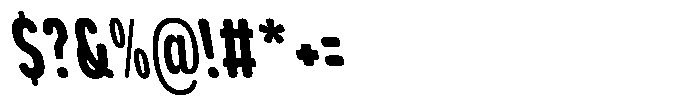Aukim II Circled Heavy Compressed Sl Font OTHER CHARS