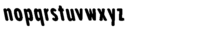 Aukim II Circled Heavy Compressed Sl Font LOWERCASE