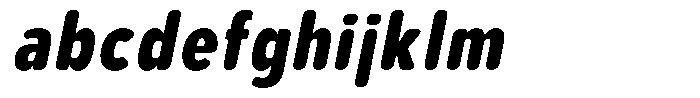 Aukim II Circled Heavy Condensed Italic FONT