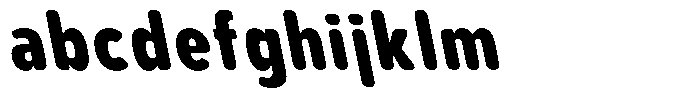 Aukim II Circled Heavy Condensed Sl FONT