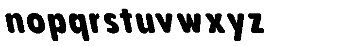 Aukim II Circled Heavy Condensed Sl Font LOWERCASE