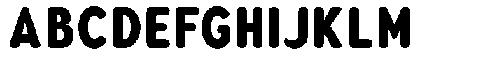 Aukim II Circled Heavy Condensed Font UPPERCASE