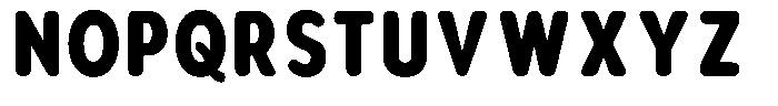 Aukim II Circled Heavy Condensed Font UPPERCASE
