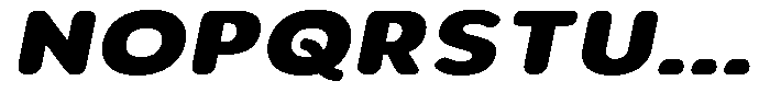 Aukim II Circled Heavy Expanded Italic Font UPPERCASE